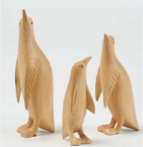 Wood and Metal Penguin 